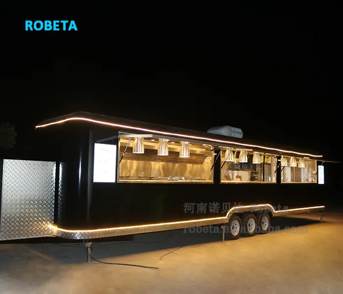 Еда автобус Электрический Ресторан Тип грузовик с полной кухней