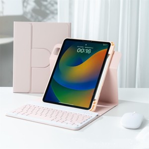 เคสใสกันกระแทกตั้งได้360มีช่องใส่ดินสอพร้อมคีย์บอร์ดสำหรับ Apple iPad 7 8 9 10 Air 4 5 Pro 11นิ้ว - Product Image 6