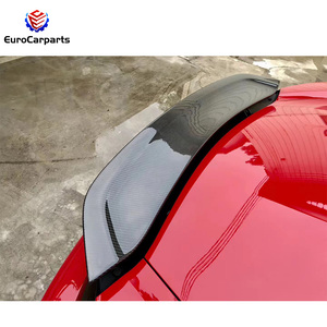 718 GT4 otomobil parçaları arka kanat Spoiler kuru karbon karbon Fiber malzeme vücut kuyruk kuğu ördek dudak Spoiler için arka gövde - Product Image 4