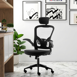Hot Sale <strong>Durable</strong> Rotating Ergonomic Mesh Swivel Office Chair Modern Adjustable Height <strong>Executive</strong> <strong>Computer</strong> Chair with Headrest - Product Image 1