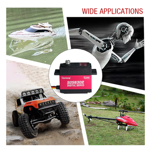 <span class=keywords><strong>Servo</strong></span> numérique sans balais SDS6302 HV 30KG à couple élevé 8.4V 0.10sec étanche IP67 pour voiture et avion 1/8 1/10 en métal - Product Image 5