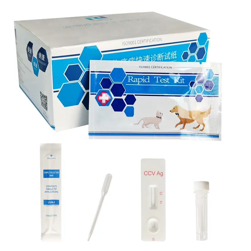 GooDoctor Kit de test rapide pour maladie du chien coronavirus canin CCV Ag