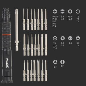 LAOA 22 in 1 Precision Screwdriver Set S2 Repair <strong>Tools</strong> for Mobile Phones Torx Screw Driver Bits Set With 22 Bits - Product Image 2