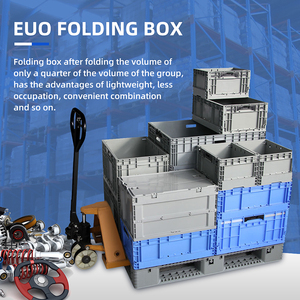 Transport Use Collapsible Design <strong>Euro</strong> Standard Container Plastic Logistics <strong>Box</strong> for Easy Storage - Product Image 2