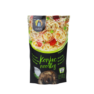 บะหมี่บุกที่ปรุงง่ายเป็นมิตรกับไขมันฮาลาลแบบทันที spinacia Shirataki ในกล่องและบรรจุภัณฑ์ถุง - Product Image 1