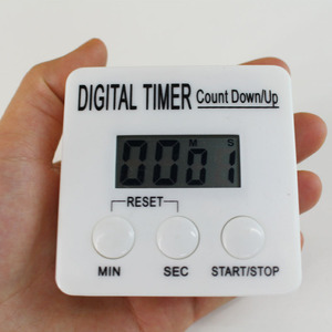 WDD582 Display digitale LCD cucina cottura Timer cottura forma quadrata ABS Timer conto alla rovescia studenti apprendimento Timer Desktop - Product Image 3