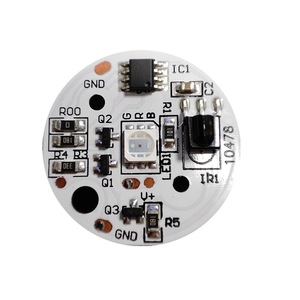 DC5V SMD LED RGB печатная плата с 24-клавишами ИК-пульт дистанционного управления Диаметром 31 мм для DIY 3D ночного света Лунная лампа - Product Image 2