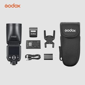 GODOX V100 S TTL li-ion หน้าจอสัมผัสแบบหัวกลมแฟลชกล้องหน้าจอสัมผัส2.4G ไร้สาย TTL กล้องหน้าจอสัมผัสสำหรับ Sony - Product Image 4