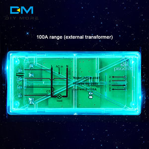 AC Digital Multifunktion messer Watt Leistung Volt Amp TTL Strom Test modul PZEM-004T mit Spule 0-100A 80-260V AC für Arduino