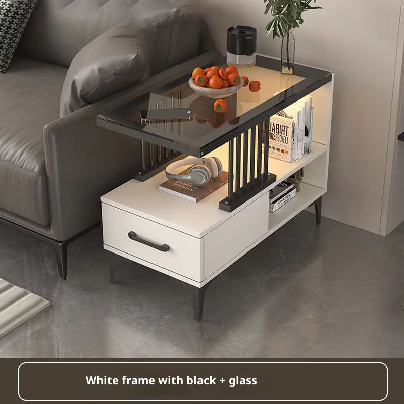 White black frame + glass