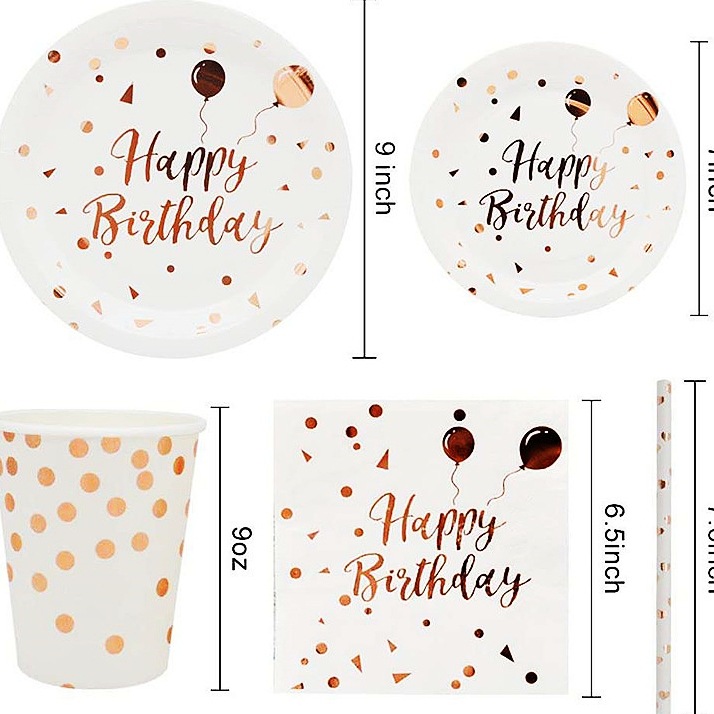 White foil set