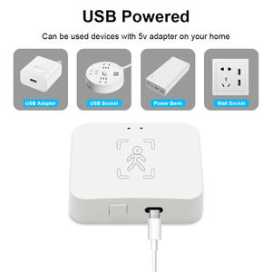 Sensor de movimiento de presencia humana inteligente inalámbrico Wifi Mmwave con detección de luminancia Tuya Smart Life Home Automation - Product Image 6
