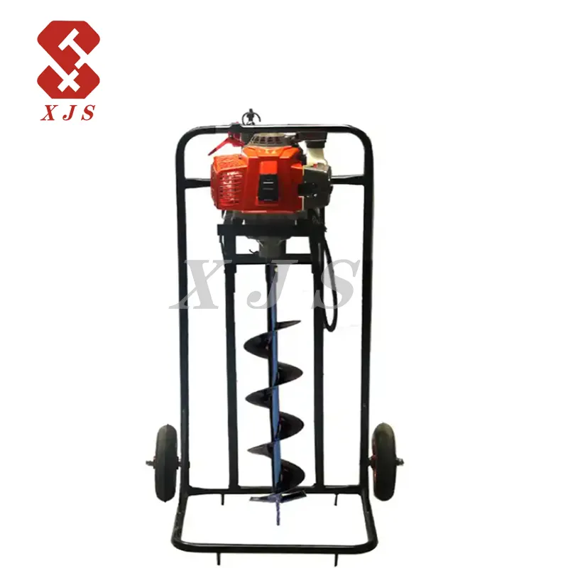 Garden tools 399cc earth auger machine post hole digger tree planting soil augers for sale