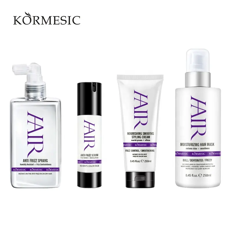 Privater Label KORMESIC ANTI crespo SPRAY SERUM nutriente SMOOTHS STYLING CREAM maschera per capelli