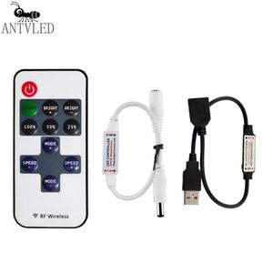 DC5-24V Mini 11 Tasten RF Drahtlose LED-Fernbedienung 12V führte Dimmer-Controller für einzelne Farbe Lichtst reifen - Product Image 5