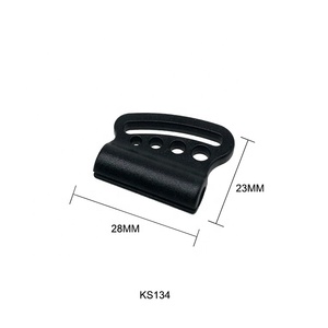 Moldeado por inyección personalizado de plástico PP, nailon, Color negro, cordón elástico, tope de cuerda, cierre final de cable, venta al por mayor - Product Image 5