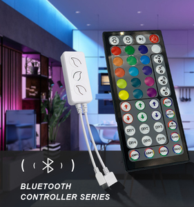 Bluetooth RGB контроллер и инфракрасный музыкальный пульт дистанционного управления 6A Светодиодная лента диммер ручное управление освещением - Product Image 1