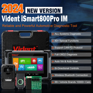 Vident ismart800pro im immo מפתח מתכנת כלי רכב אבחון obd2 40 פונקצית איפוס פונקציה בדיקה אקטיבית סריקה אוטומטית באינטרנט עדכונים - Product Image 3