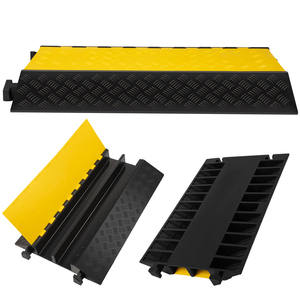1 2 3 4 5 kauçuk pvc tel yuvaları hız kambur yumru kablo rampa koruyucu kapak ağır görev hortumu parça koruyucu kapatıcı köprü - Product Image 2