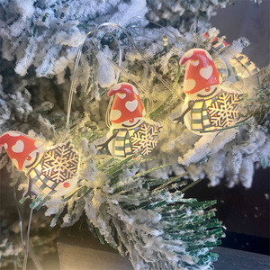 Christmas Tree Decorations Creative Colorful LED Illuminated Xmas Pendant Santa Claus Deer Snowman fairy <strong>String</strong> Light - Product Image 4