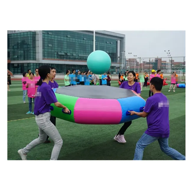 Menyenangkan Olahraga Alat Peraga Inflatable Thunder Drum untuk Luar Ruangan Games/Tim Permainan Bangunan Inflatable Mengambang Ball untuk Anak-anak dan Orang Dewasa