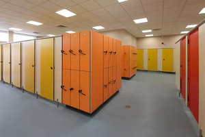 HPL Gym <strong>Locker</strong> with Electronic Lock Storage Cabinet
