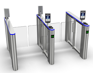 Hochs ichere optische RFID-Gesichts erkennung Fußgänger zugangs kontrolle Swing Turns tile Barrier Speed Gate System für Hotels - Product Image 1