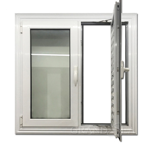 Finestre di vendita calde nel mercato del Nord America in alluminio vetro temperato Tilt e girare le finestre costruite in persiane per Villa - Product Image 3