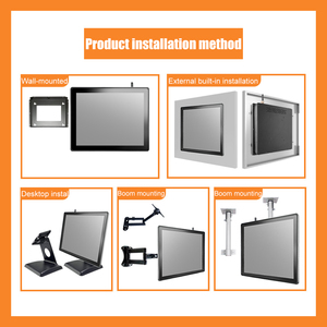Industrieller 12,1 "15" 17 "21,5" kapazitiver Touchscreen-Monitor Wasserdichter IP65 RS232-Schnittstelle Eingebetteter LCD-Computer bestand - Product Image 6