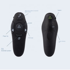 Presentazione all'ingrosso della fabbrica Clicker puntatore Laser remoto Wireless USB Presenter Slideshow PowerPoint Clicker - Product Image 1