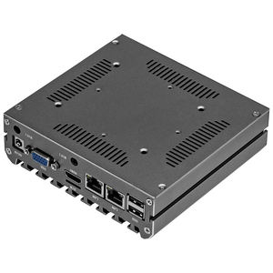 HVAEIPC Industrial Mini Computer Netzwerk unterstützung J1900 Quad Core business X86 Eingebetteter Computer Dual LAN RS232 Wifpc3g 4G SSD 15W - Product Image 3