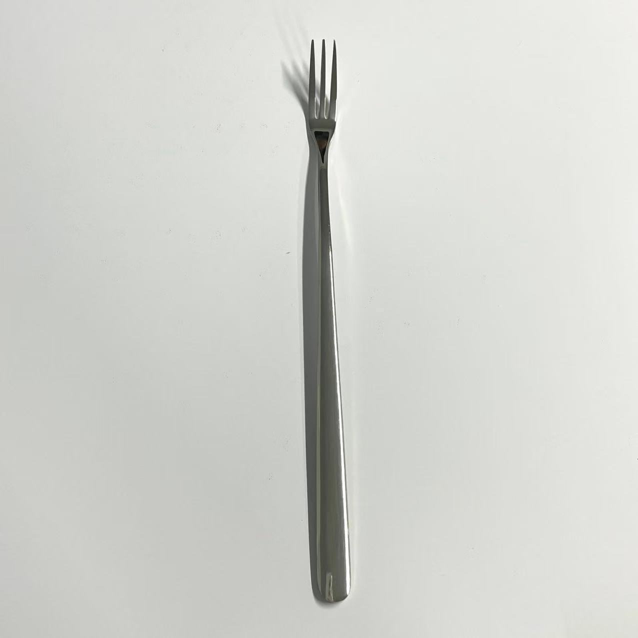 304 Fourchette à glace longue élégante - Argent