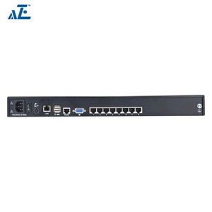 Consola IP de red rackmount de 19 pulgadas, servidor de 8 puertos, estante, interruptor LCD Kvm, 1U - Product Image 2