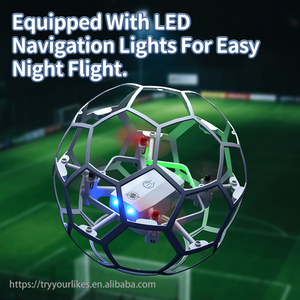 Ept 2.4G con quay hồi chuyển sáu trục hình cầu 360 ° diễn viên đóng Thế CuộN & độ cao giữ điều khiển từ xa bay đồ chơi UFO RC đồ chơi bóng bay không người lái cho bé - Product Image 5