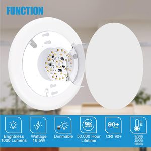 LED Downlight beyaz 7.5 "yakın tavan gömme montaj iç kısılabilir LED Disk ışık 3000K - Product Image 4