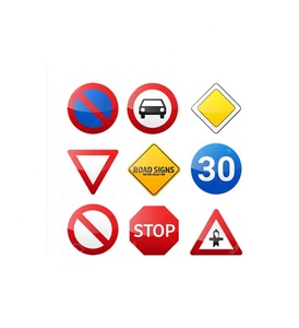 定制交通标志反光警告交通铝道路安全停车路牌制造 - Product Image 3
