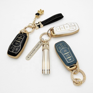 Tpu Car <strong>Key</strong> Case Keychain Cover Auto <strong>Keys</strong> Holder <strong>for</strong> F-ord R-anger C-max S-max F-ocus G-alaxy M-ondeo - Product Image 1