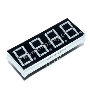 #1090 4 Bit 7 Segment Digital Tube LED-Anzeige 0,56 Zoll Common Anode 12Pins ICs 5461 - Product Image 1