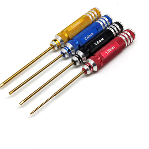 Chất Lượng Cao Titanium Tráng Thép Tốc Độ Cao Hex <span class=keywords><strong>Screwdriver</strong></span> <span class=keywords><strong>Set</strong></span> 4 Cái Cho Điều Khiển Từ Xa Xe - Product Image 1