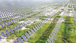 Sistema de seguimiento solar de eje único plano con módulo solar inclinado sistema de seguimiento solar de eje único largo - Product Image 2