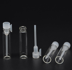 迷你空样品1毫升2毫升精油测试仪滴瓶棒香水瓶带塑料棒盖 - Product Image 5