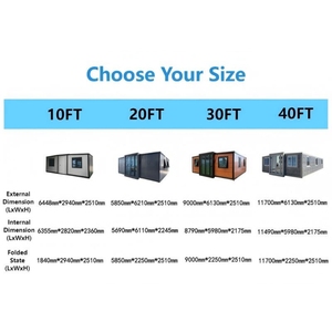 Sang trọng mở rộng container nhà nhà tiền chế nhà cho văn phòng nhà khách sạn Hội Thảo mở rộng gấp container nhỏ nhà - Product Image 6