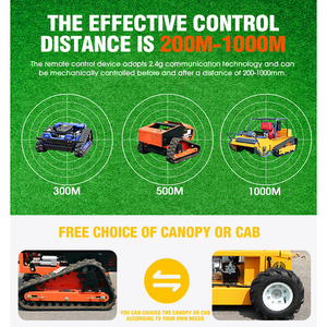 Miễn phí vận chuyển từ xa mới nhất máy cắt Crawler Máy cắt <span class=keywords><strong>robot</strong></span> làm sạch thang trang trại cỏ làm cỏ - Product Image 5