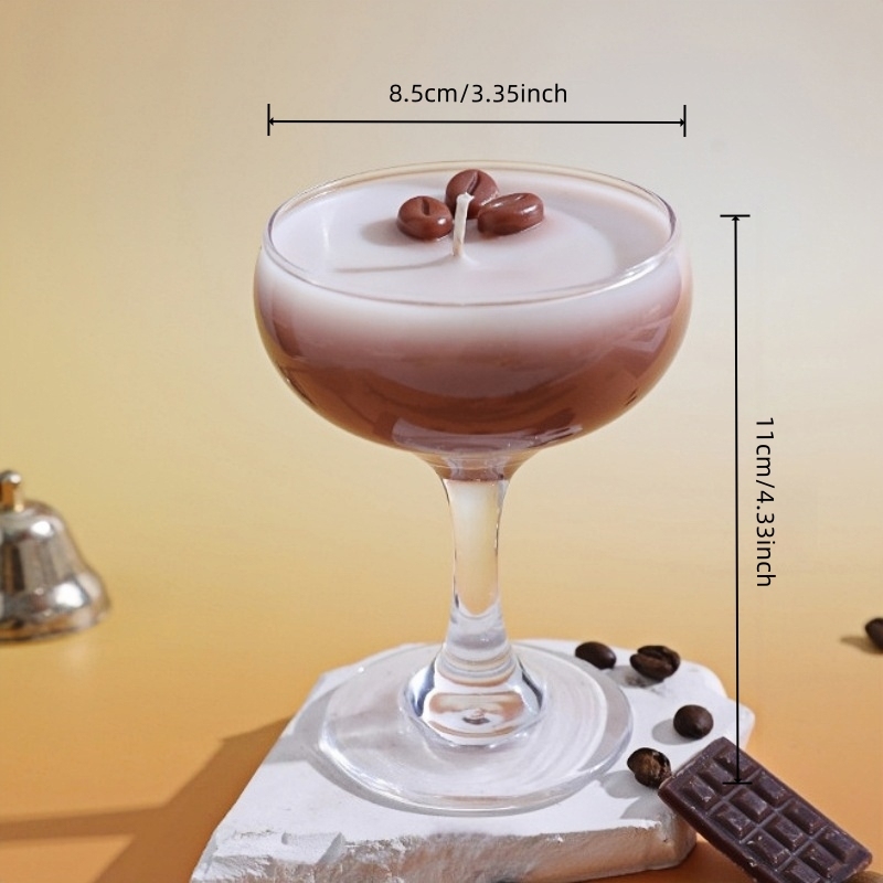 Coupe à cocktail marron