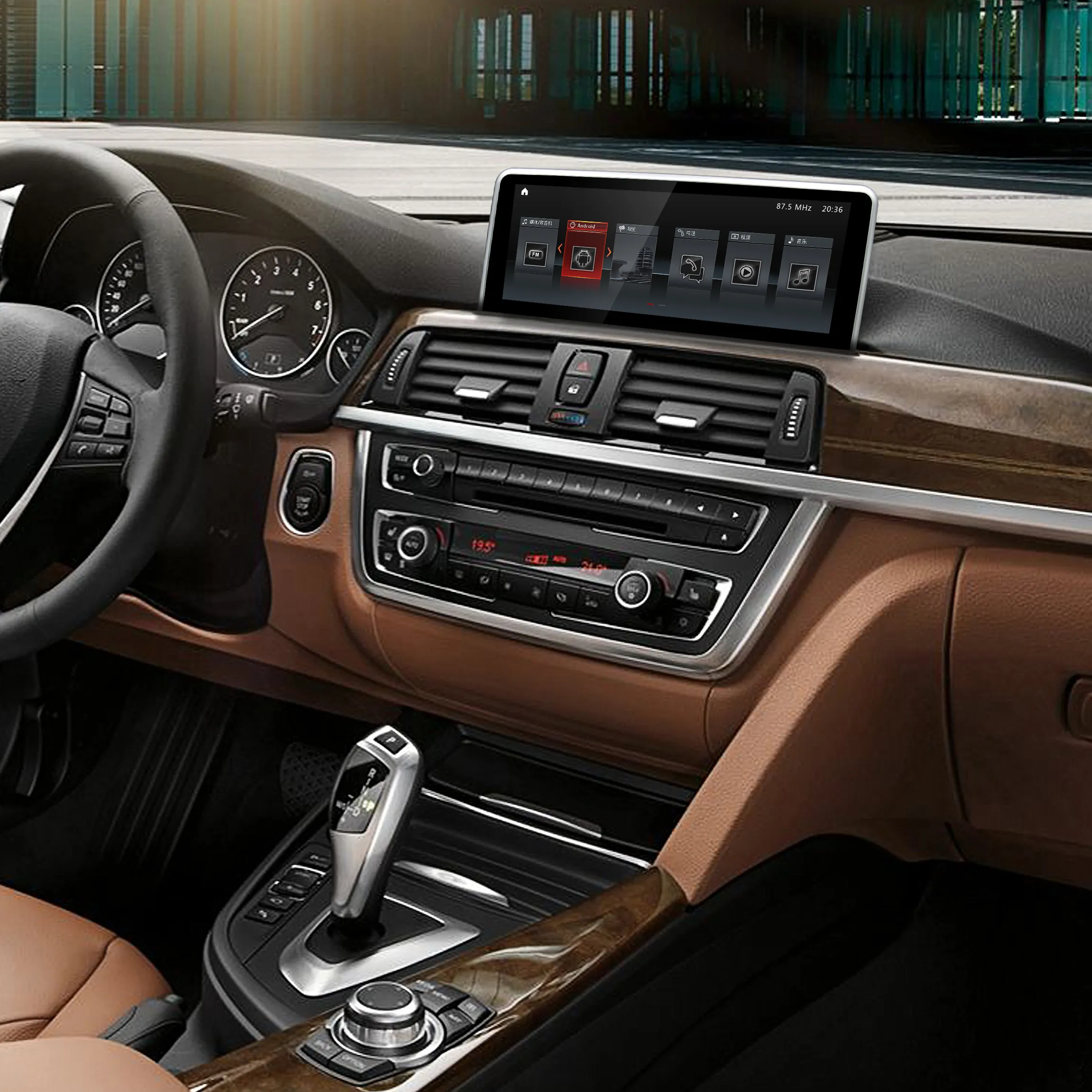 UPSZTEC 10.25 ''Android 10.0 GPS multimedya oynatıcı araba Stereo BMW 3 4 serisi G20 G22 G33 F30 F31 f34 F35 F32 F33 F36 13-16