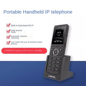Azimuth Linkvil W610W/W611W PoE VoIP Gateway Dual Band WiFi <strong>Wireless</strong> IP Phone with Handset SIP Protocol Mobile Protocol - Product Image 4