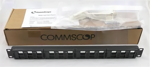 Panel de conexión Modular de 24 puertos AMP 1U para Cat5e Cat6 COMMSCOPE M2000 Panel de conexión de red Marco vacío - Product Image 6