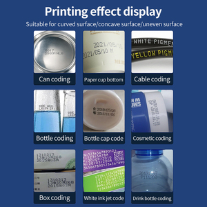 Venta directa del fabricante Pantalla táctil de alta velocidad Impresora de inyección de tinta de 6 líneas de caracteres pequeños Código QR Fecha de producción Impresora de código de barras - Product Image 6