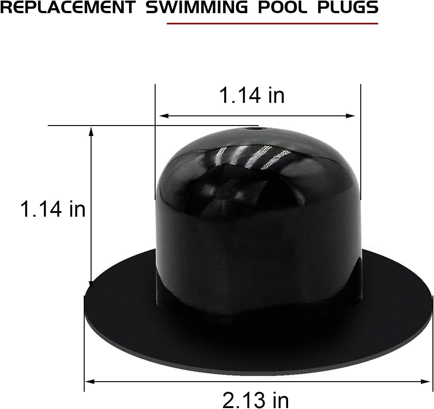 Bouchon de valve de vidange multi-piscine (commun aux marques Intex et BW)