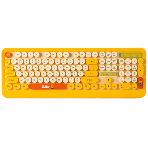 Teclado y ratón inalámbricos de Color, 1600DPI, 104key, accesorios de ordenador para niños, kit de teclado y ratón - Product Image 1